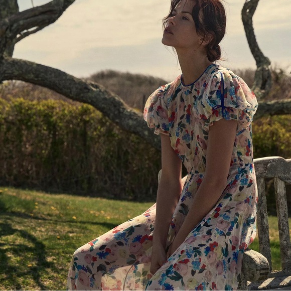 NWT DÔEN Floret Dress- Fleur de Matin Floral - Picture 3 of 13